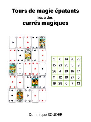 cover image of Tours de magie épatants reliés aux carrés magiques